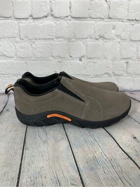 Merrell Jungle Moc slip-on shoes Gunsmoke grey mens size 6 EU size 37